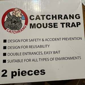 CATCHRANG Mouse & Rat Snap Trap – Optimized for Rodent Size, reusable 2 pack